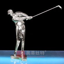 家居飾品 工藝品批發 樹脂工藝品 家居擺設 高爾夫球手3